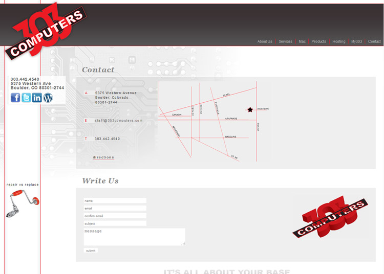 303 Computers website